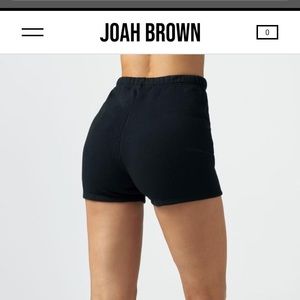 Super cute joah brown fitted jersey shorts